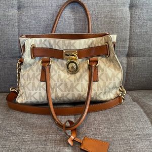 Michael Kors Hamilton Monogram Signature Satchel